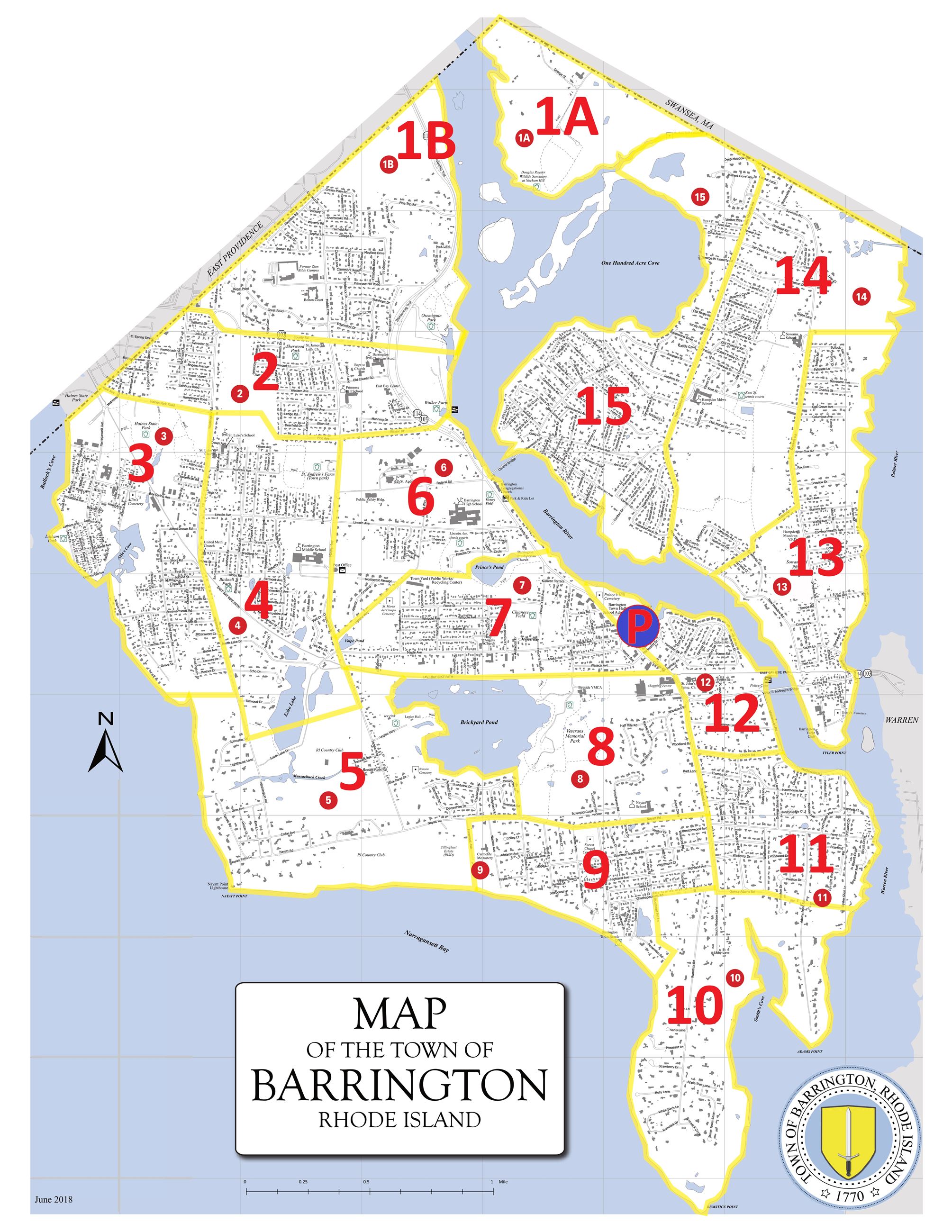 Carpool_Barrington Map Zones_Larger Font